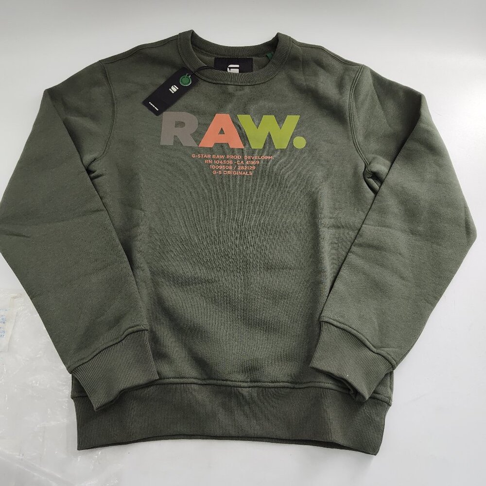 G-STAR Graphic Crew Neck Sweatshirt Sz S                               P#306@CMK